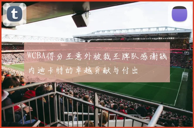 WCBA得分王意外被裁王牌队感谢钱内迪卡特的卓越贡献与付出